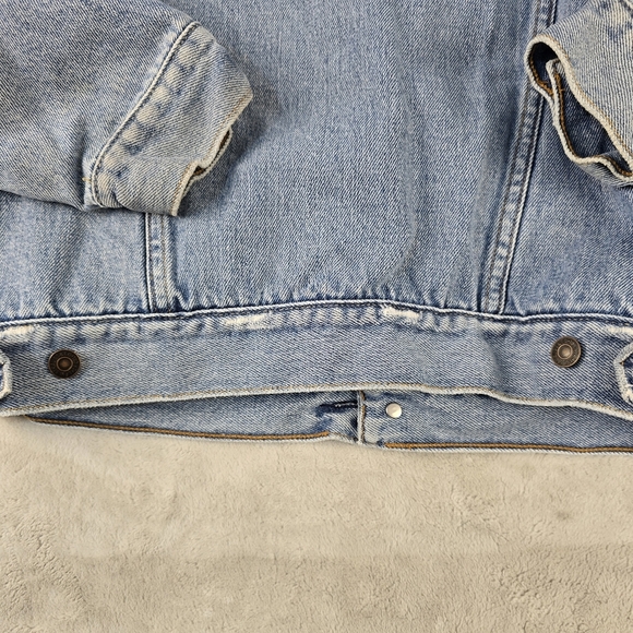 Levi's Men's Standard Trucker Sherpa Lined Denim Jacket 70520 Sz S Type III - Picture 11 of 16